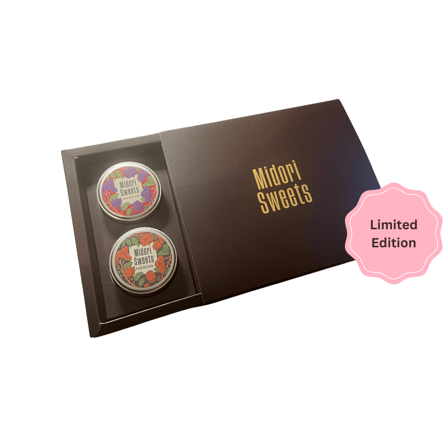 Geschenkbox - 3 Matcha Tafeln & 2 Tees