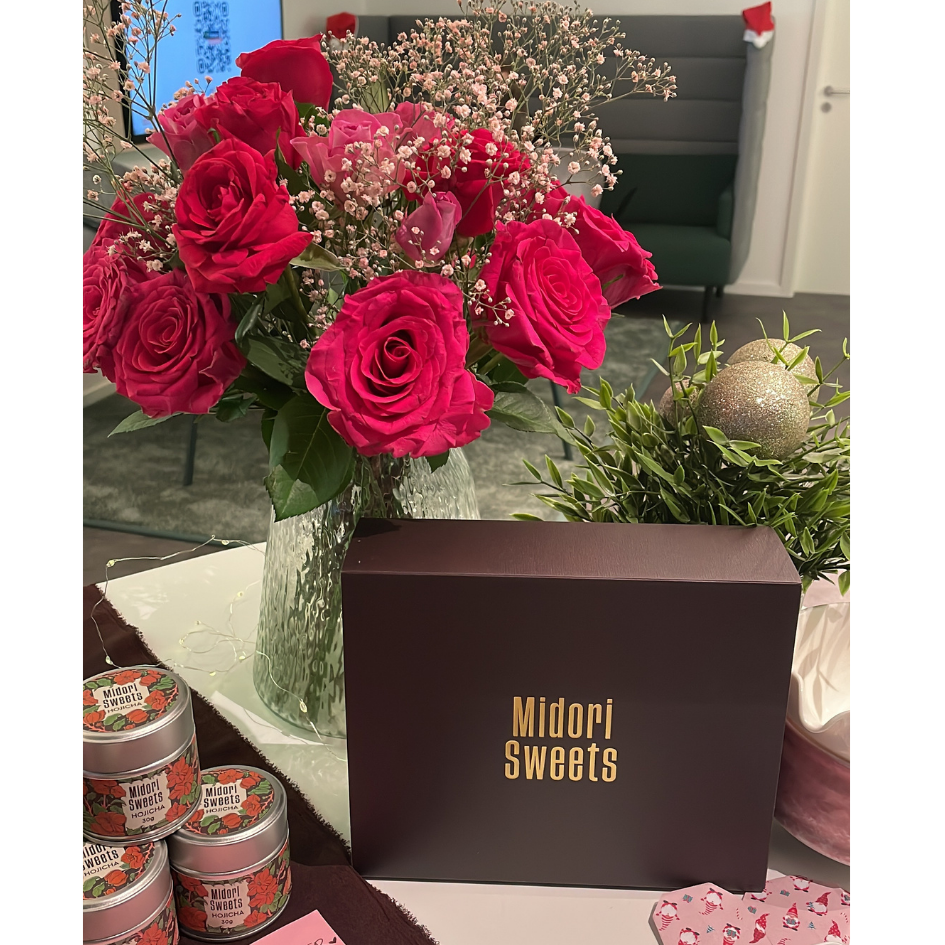 Geschenkbox - 3 Matcha Tafeln & 2 Tees