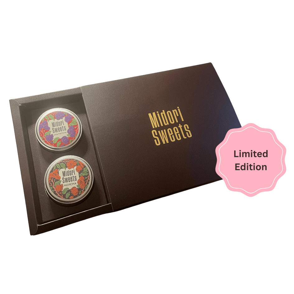 Geschenkbox - 3 Matcha Tafeln & 2 Tees